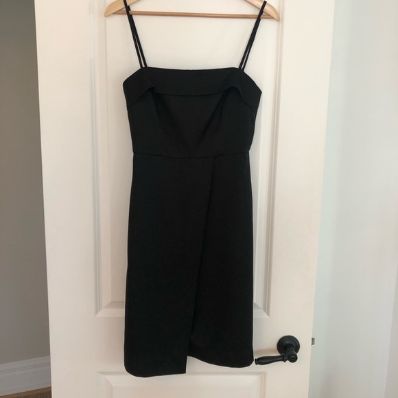 J. Crew Dresses & Skirts - J. Crew Black Spaghetti-Strap Midi Dress